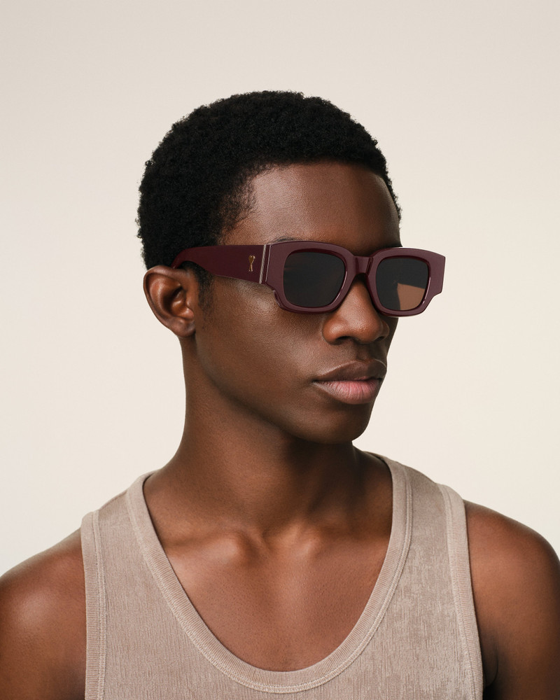 AMI Paris BURGUNDY 75001 SUNGLASSES outlook