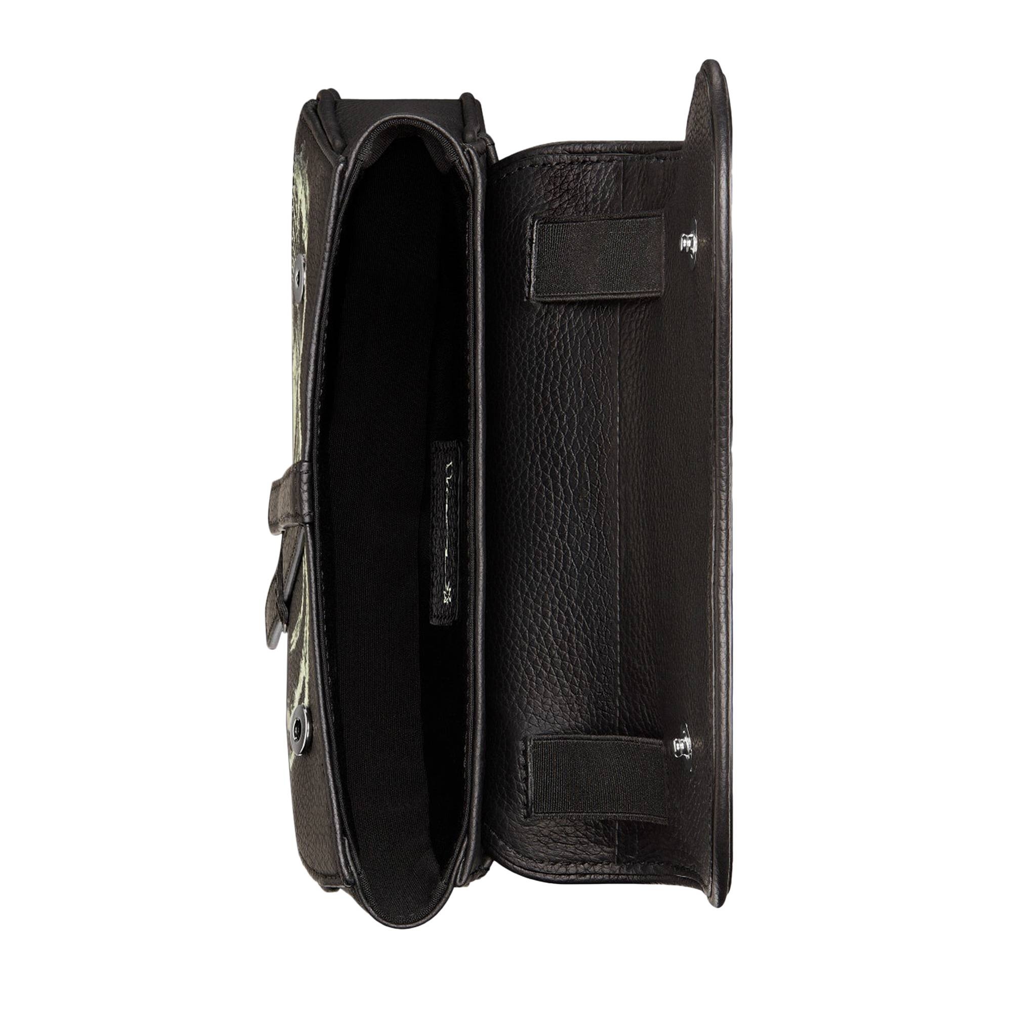 Dior x Cactus Jack Phosphorescent Motif Mini Saddle Bag 'Black' - 3