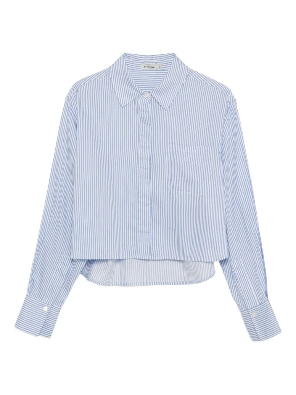 striped cotton shirt - 1