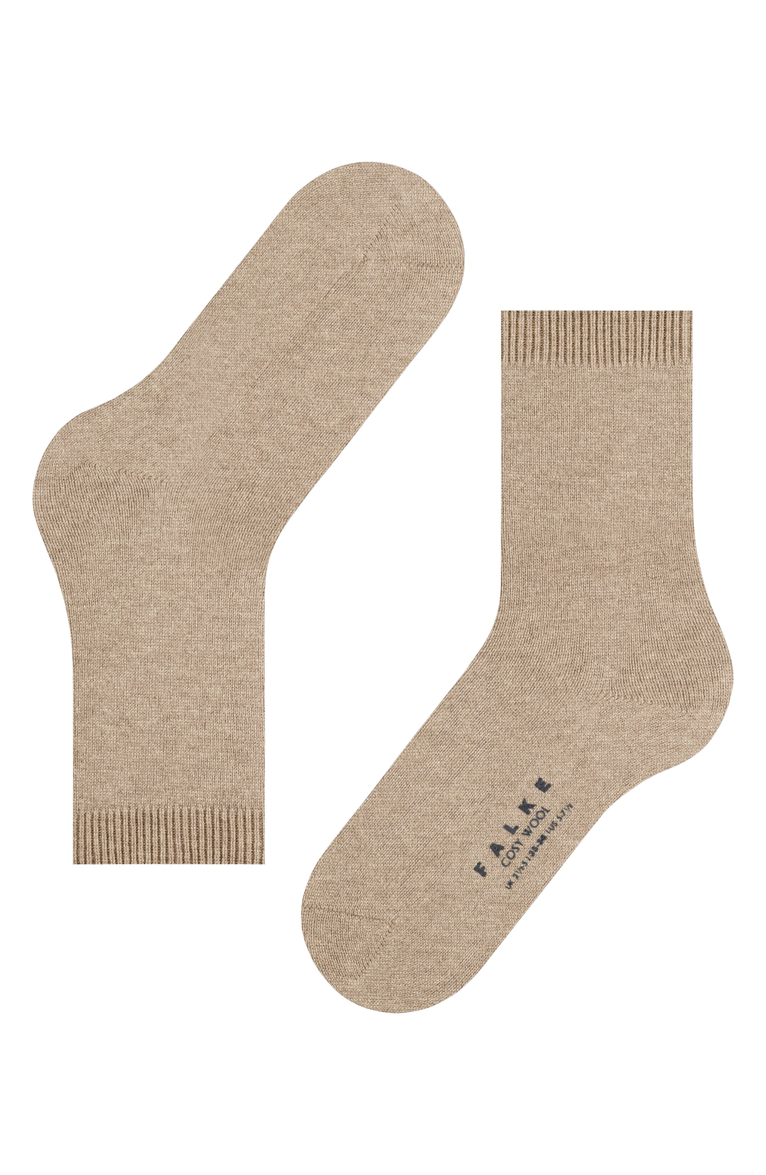 Falke Cosy Crew Socks in Light Beige at Nordstrom - 4