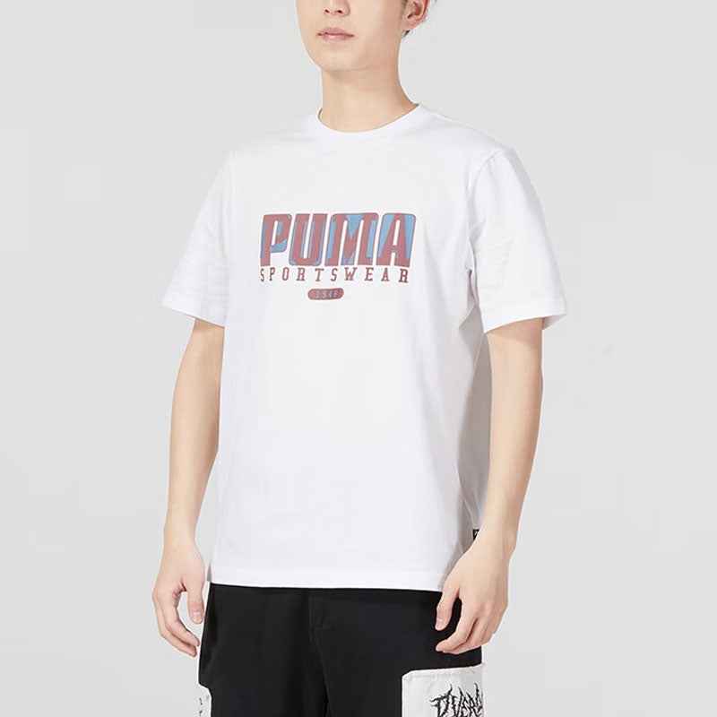 PUMA Sportswear Graphics Tee 'White' 676622-02 - 3