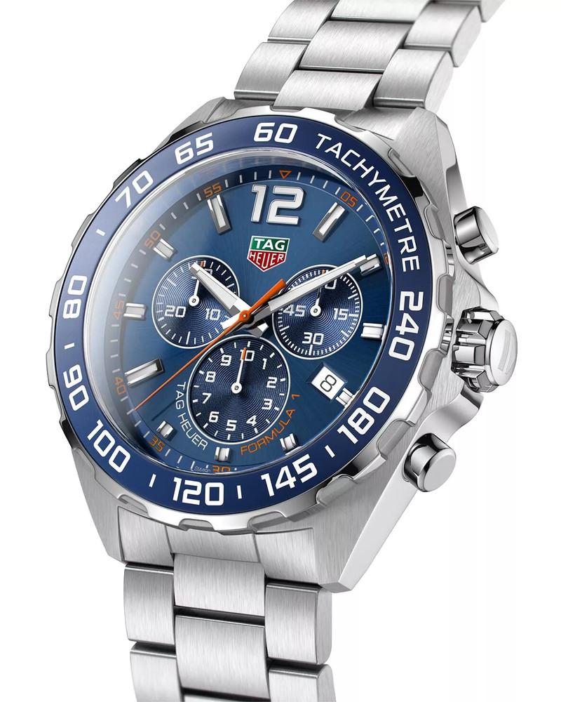 Formula 1 Quartz Men's Blue Steel Chronograph, 43mm 3
