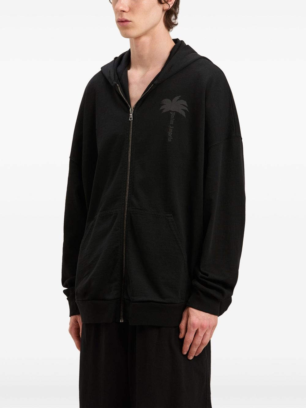 Palms zipped hoodie - 4