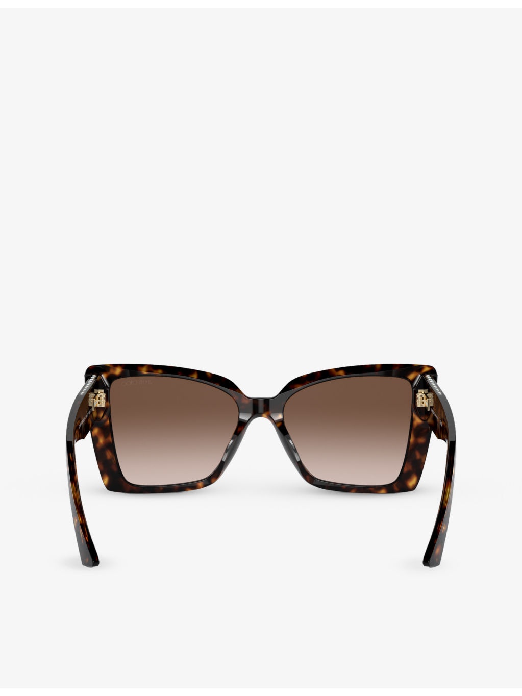 JC5001B square-frame tortoiseshell acetate sunglasses - 4