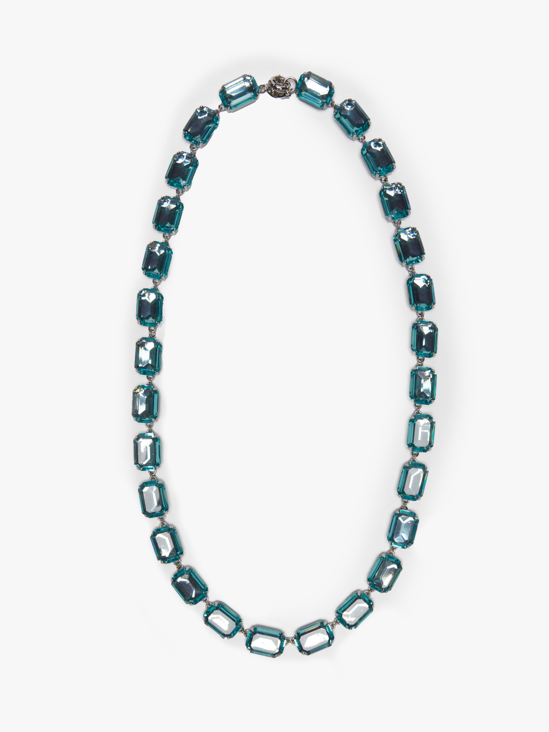 MERLOT Long necklace with bezels - 1