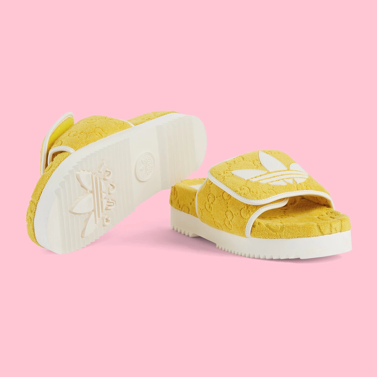 adidas x Gucci men's GG platform sandal - 6
