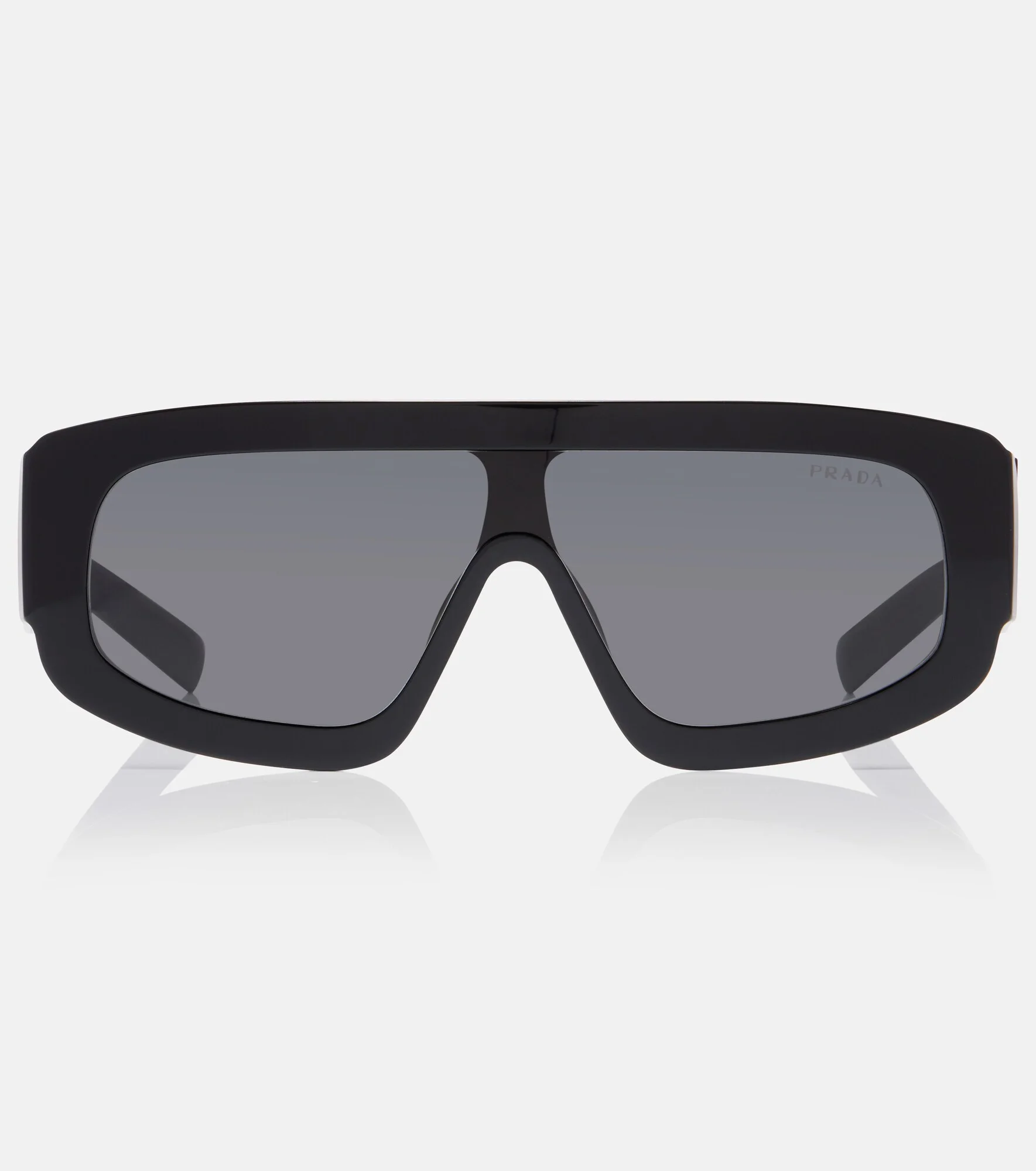 Logo shield sunglasses - 1