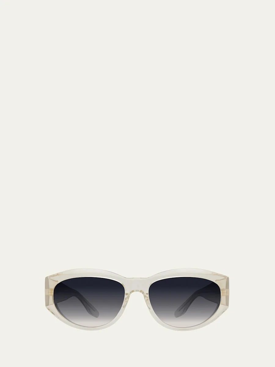 Robinson 56mm Acetate Oval Sunglasses - 1