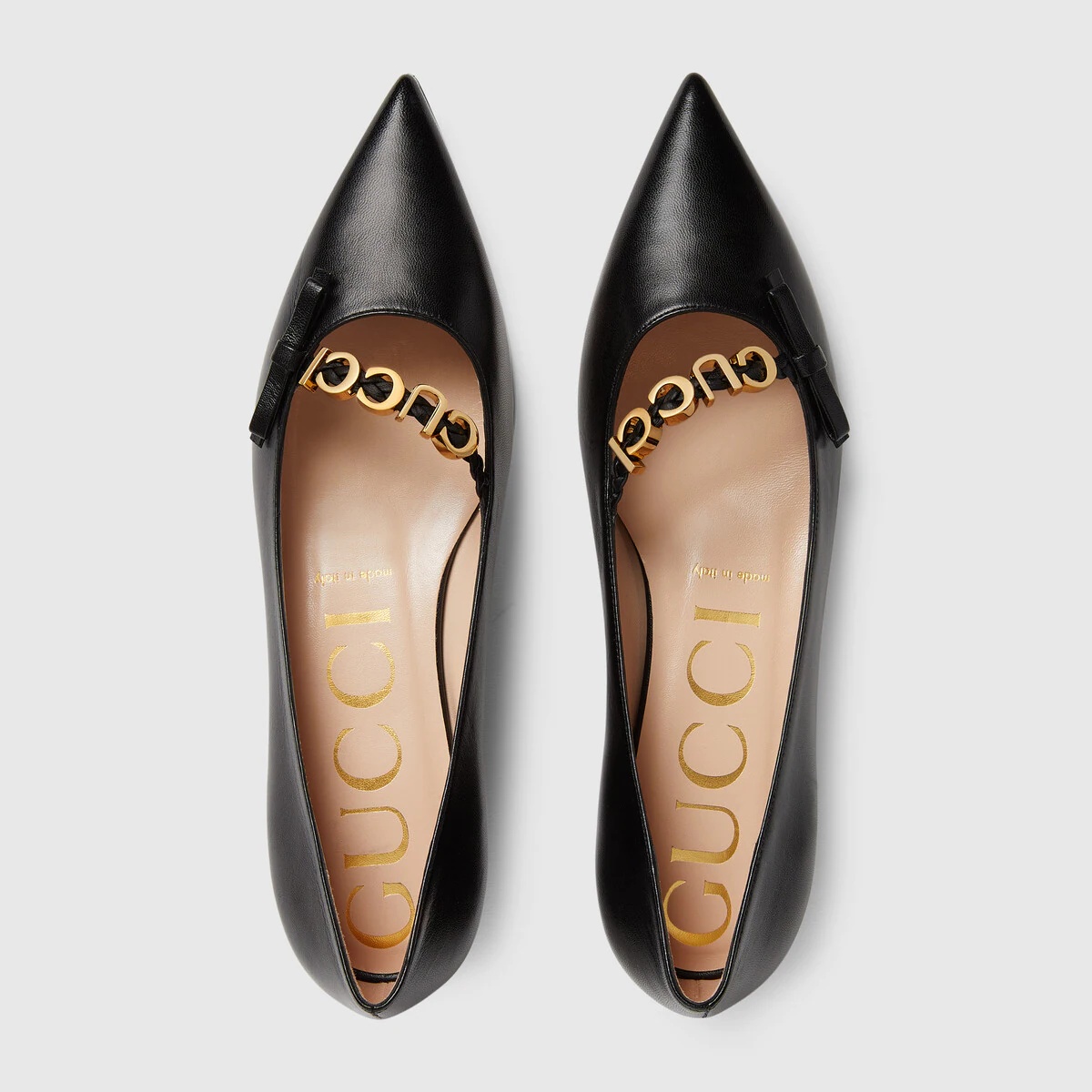 Women's ballet flat with 'GUCCI' - 3