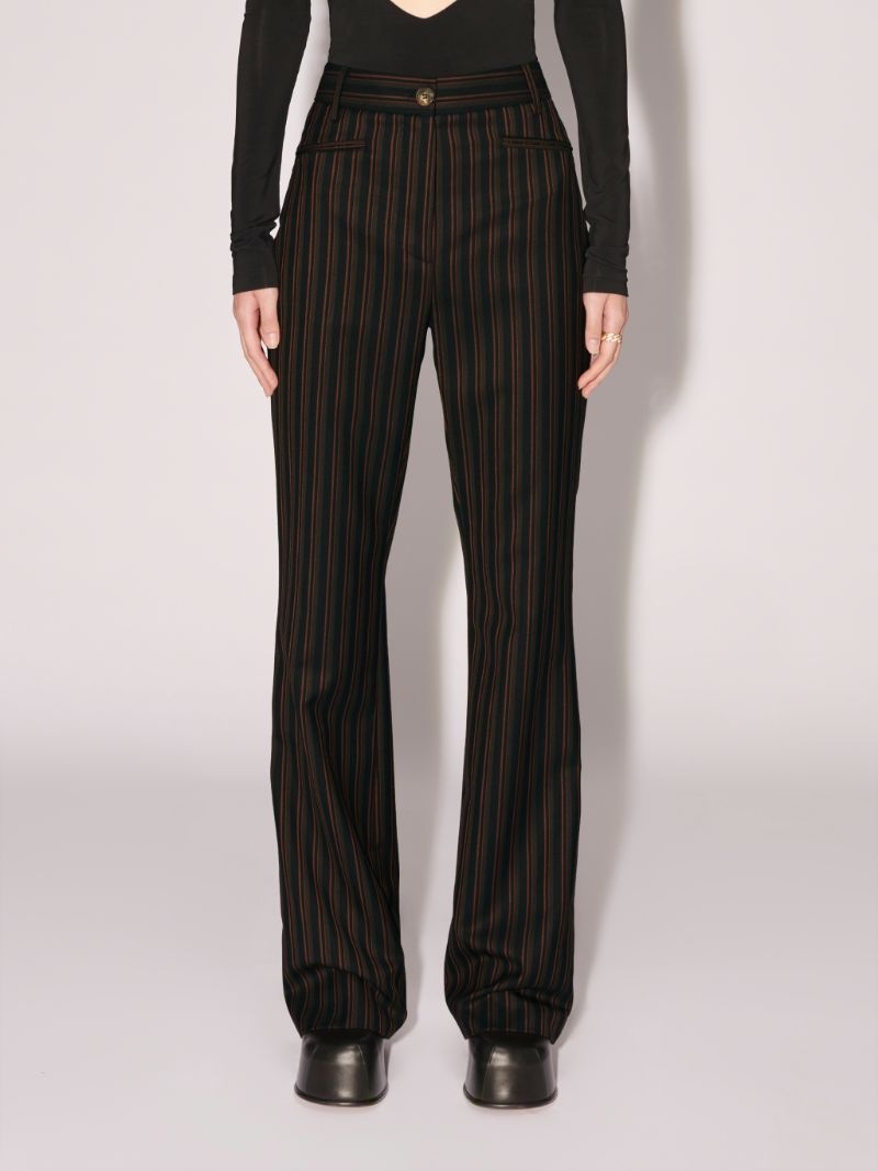 FITTED FLARE PANTS - 3