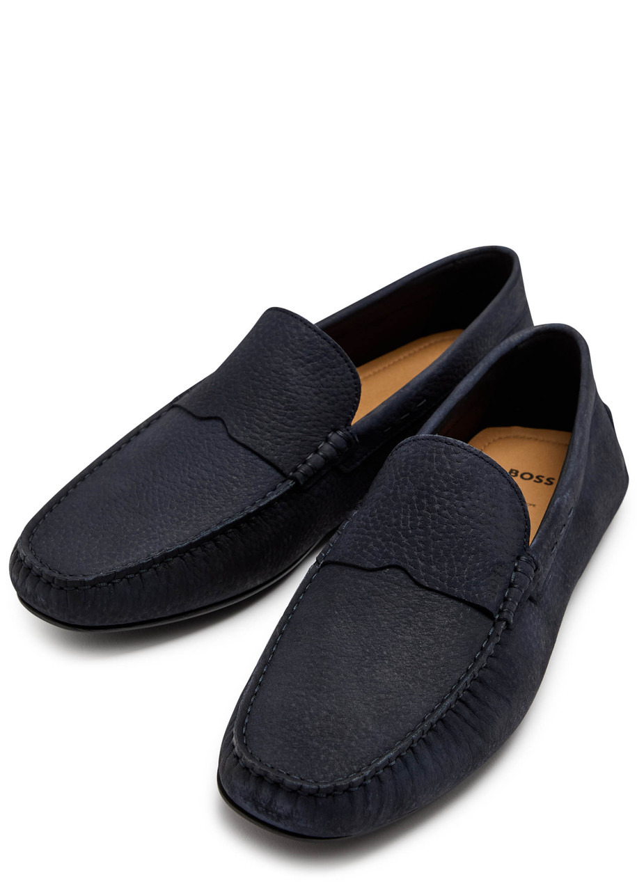 Boss Noel Peppled Nubuck Loafers - 3