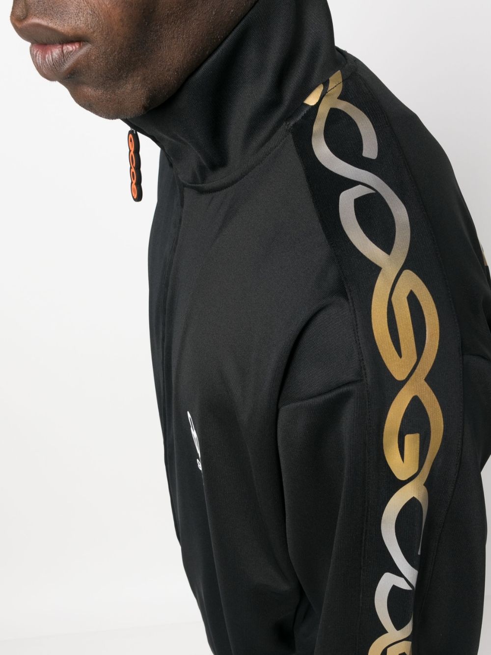 reflective logo-print sweatshirt - 5
