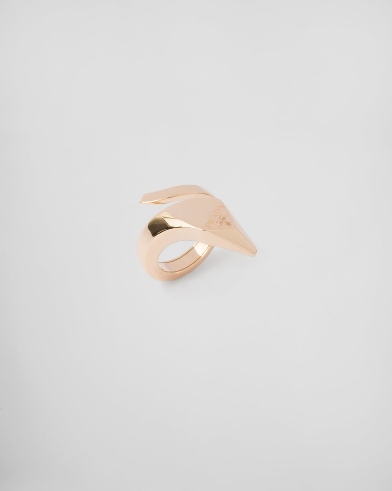 Eternal Gold snake ring in yellow gold 3