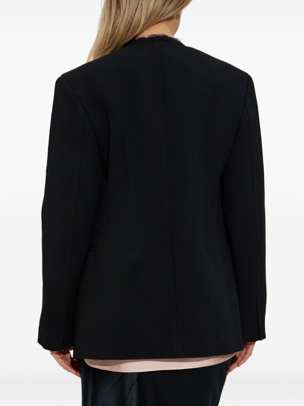 fringed lapel jacket - 4