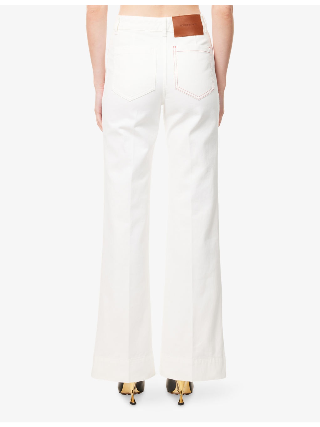 Alina Flared-Leg Denim Jeans - 4