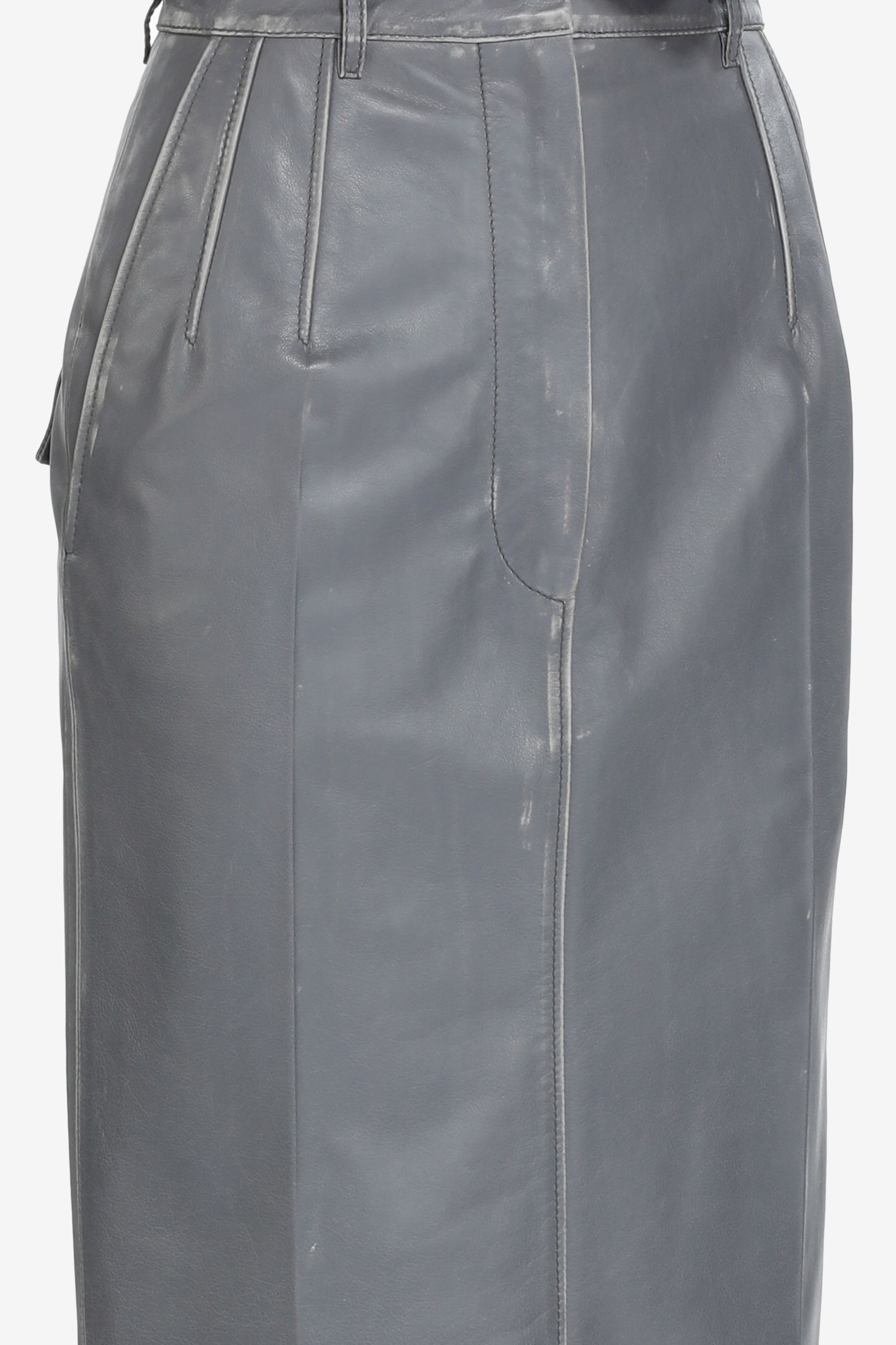 LEATHER SKIRT - 5