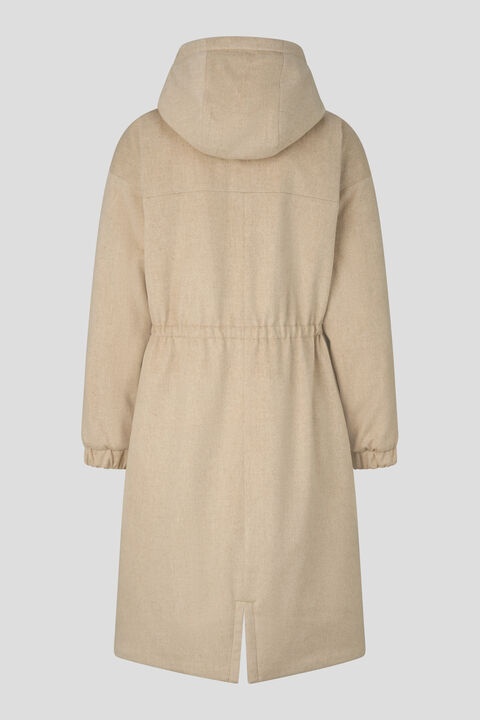 Xines Cashmere parka in Beige - 3