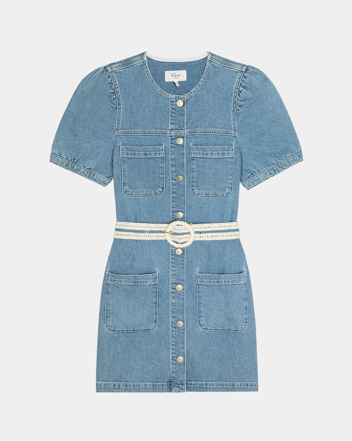 Clairemont Denim Mini Dress - 1