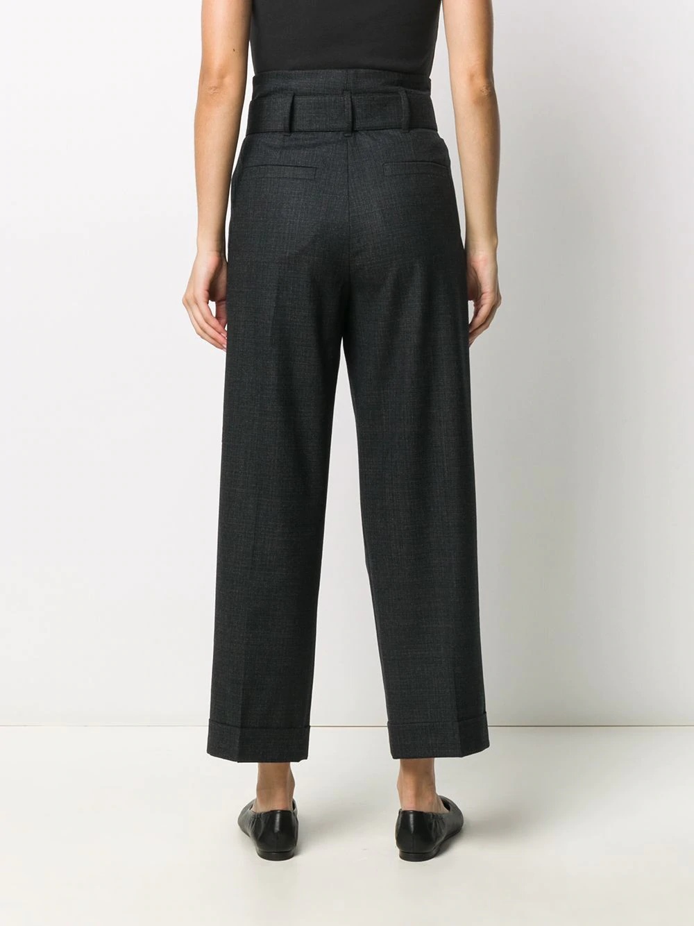 paperbag waist trousers - 4