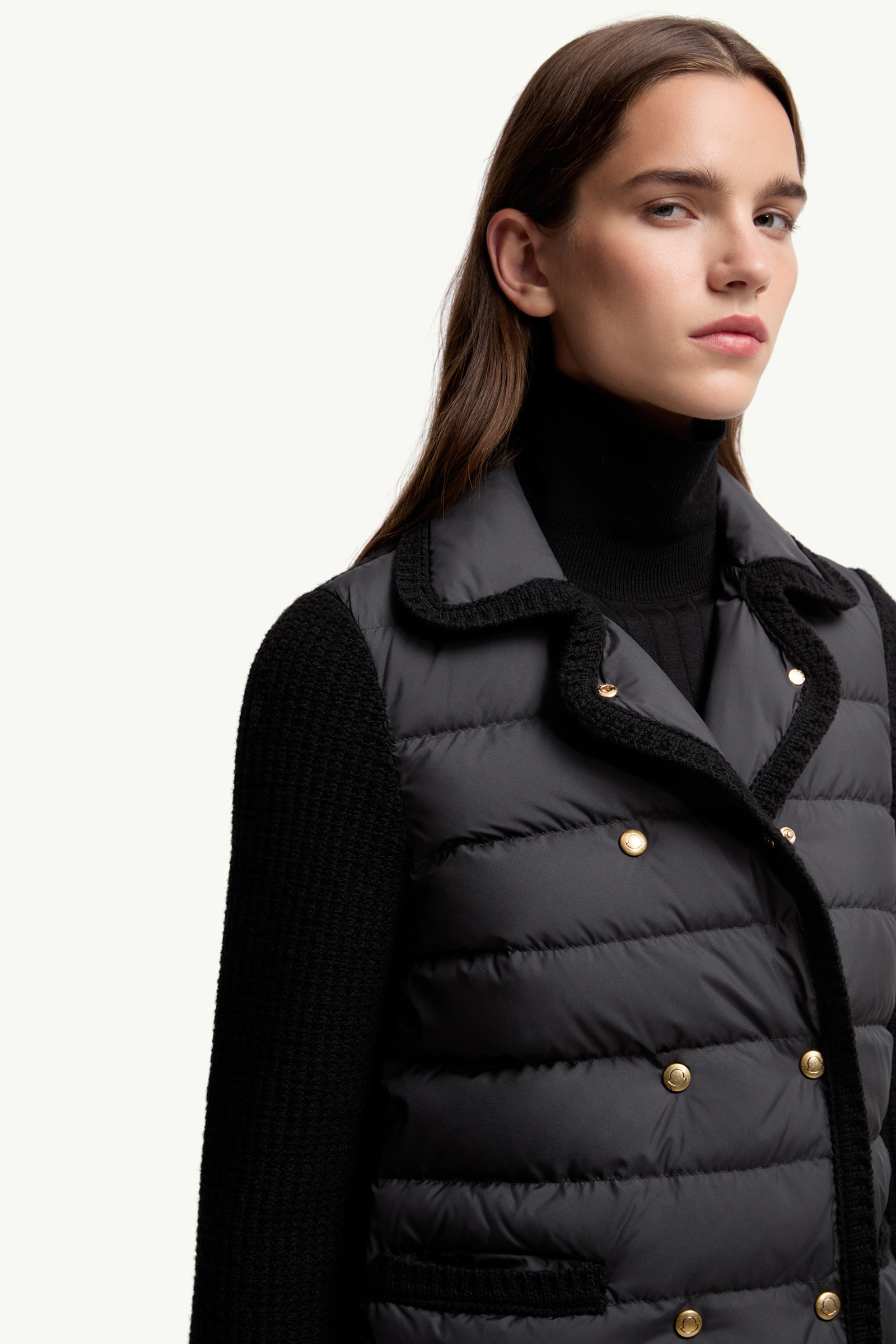 Wool & Cashmere Padded Cardigan - 6