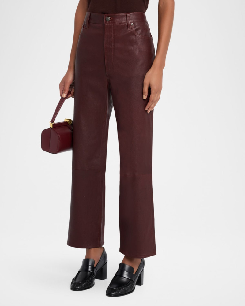 The Leather Reboot Crop Jeans 4