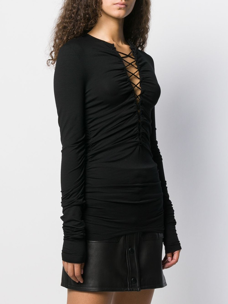 lace-up long-sleeve top 3
