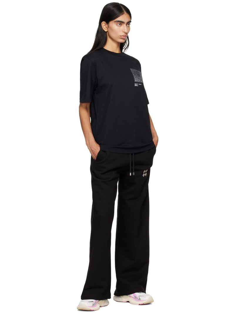 AMIRI Black 'MA' Bandana Silk Applique T-shirt outlook
