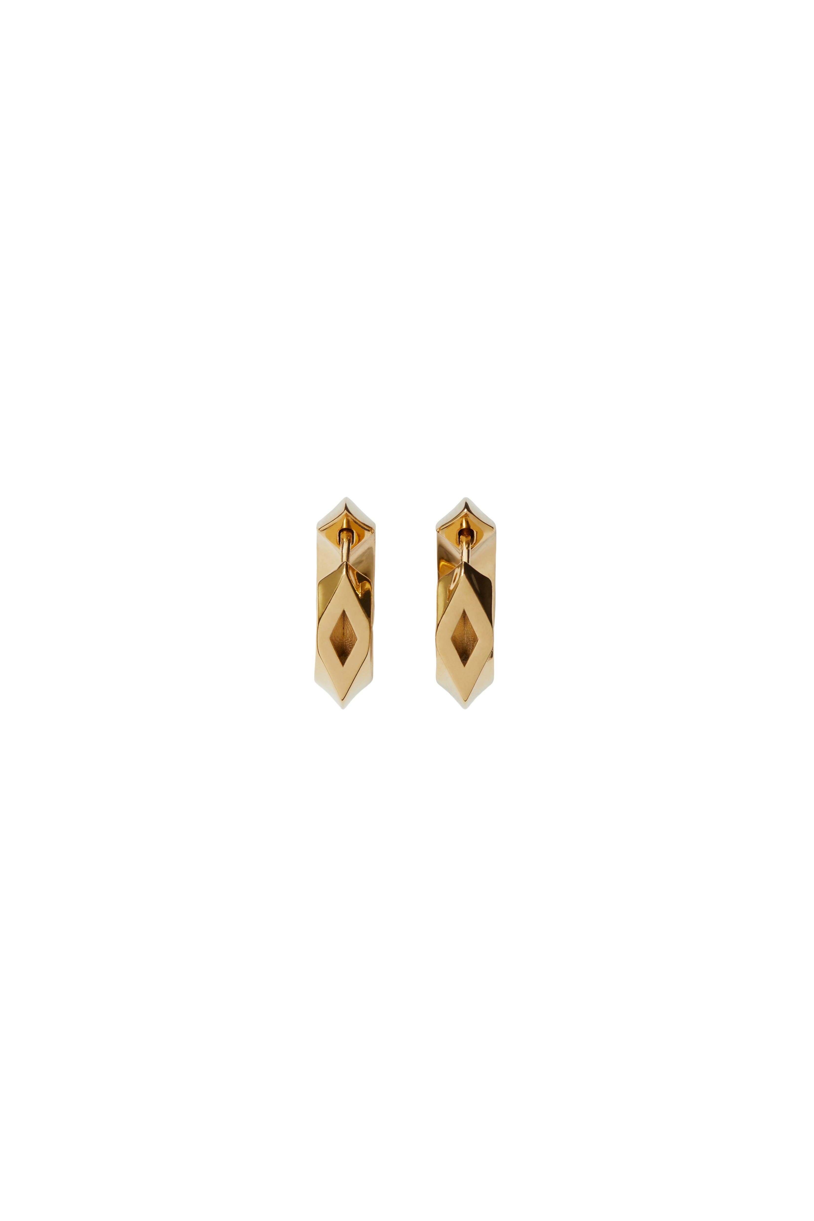 burberry Small Hollow Hoop Earrings in Gold at Nordstrom - 2