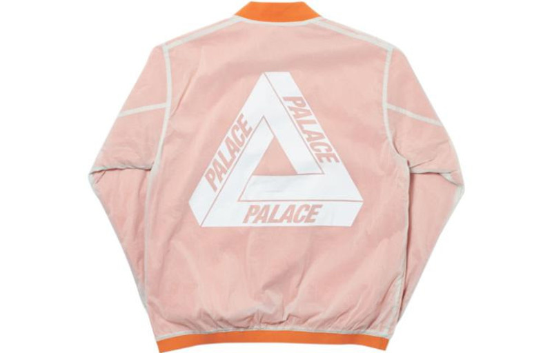 PALACE Palace Reversible Overplay Bomber Jacket 'Orange' P16JK031 outlook