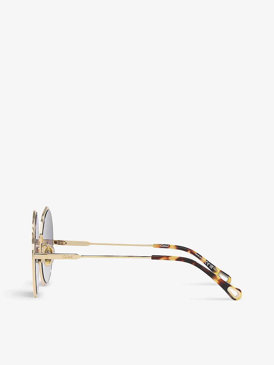 CH0184S round-frame metal sunglasses - 4