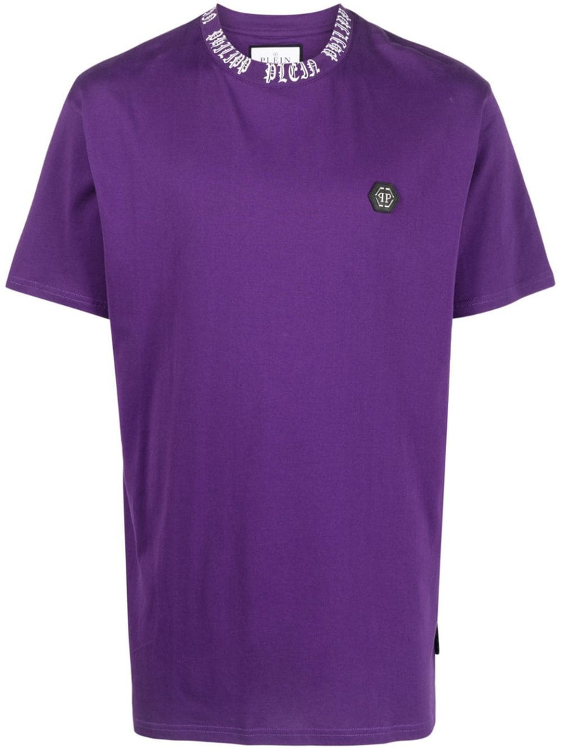 logo-print crew-neck T-shirt 1