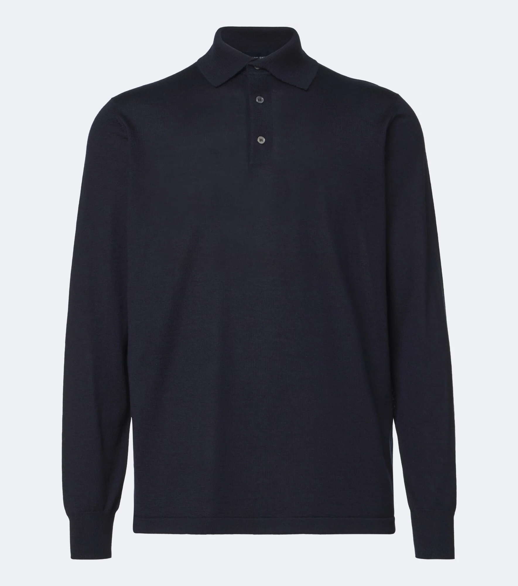 Cashmere and silk polo sweater - 1