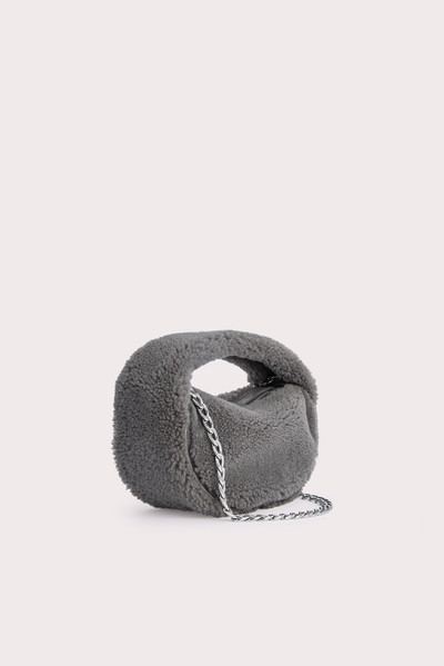 BY FAR Baby Cush Cement Shearling outlook