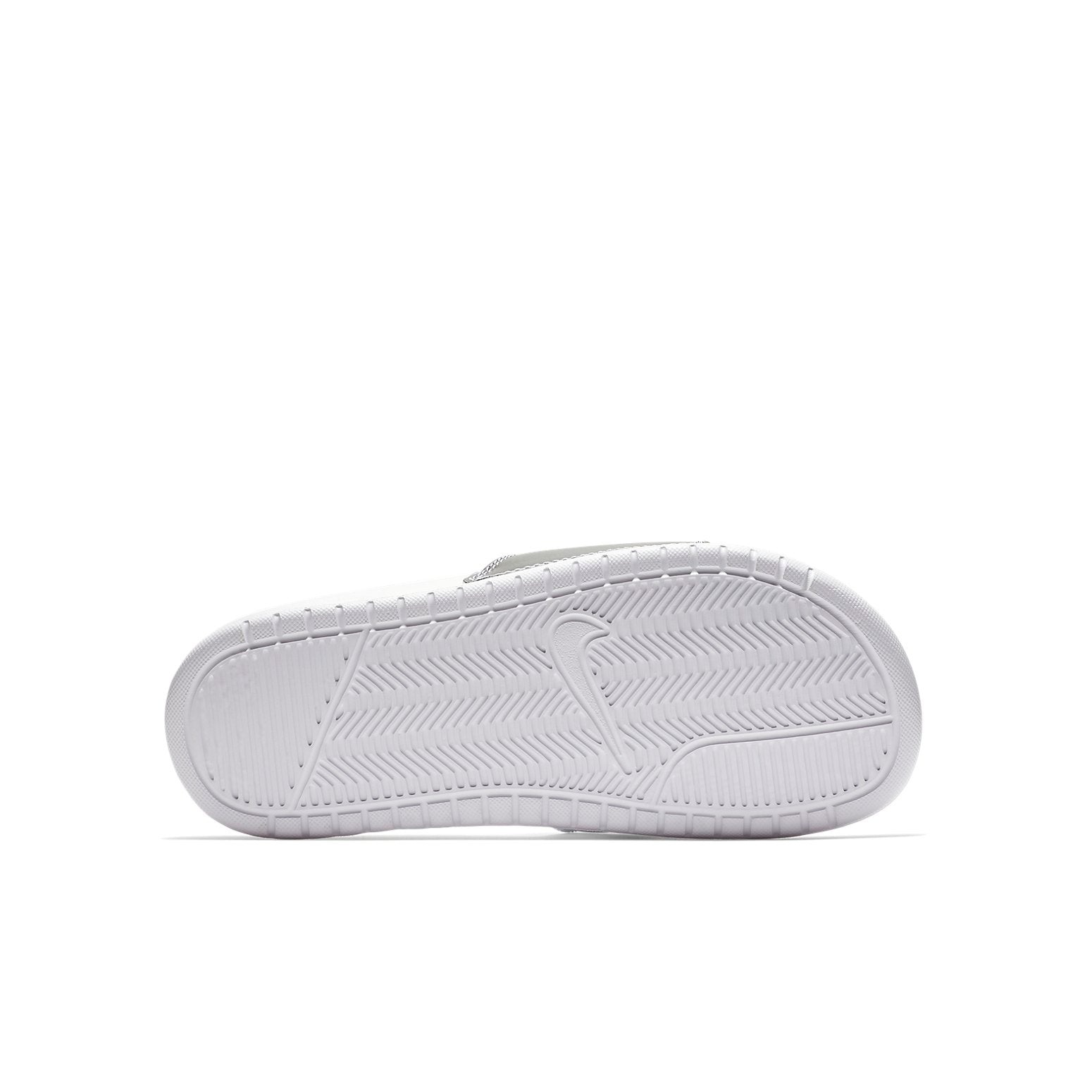 (WMNS) Nike Benassi Slide Just Do It Pack White (W) 'Black White' 343881-105 - 4