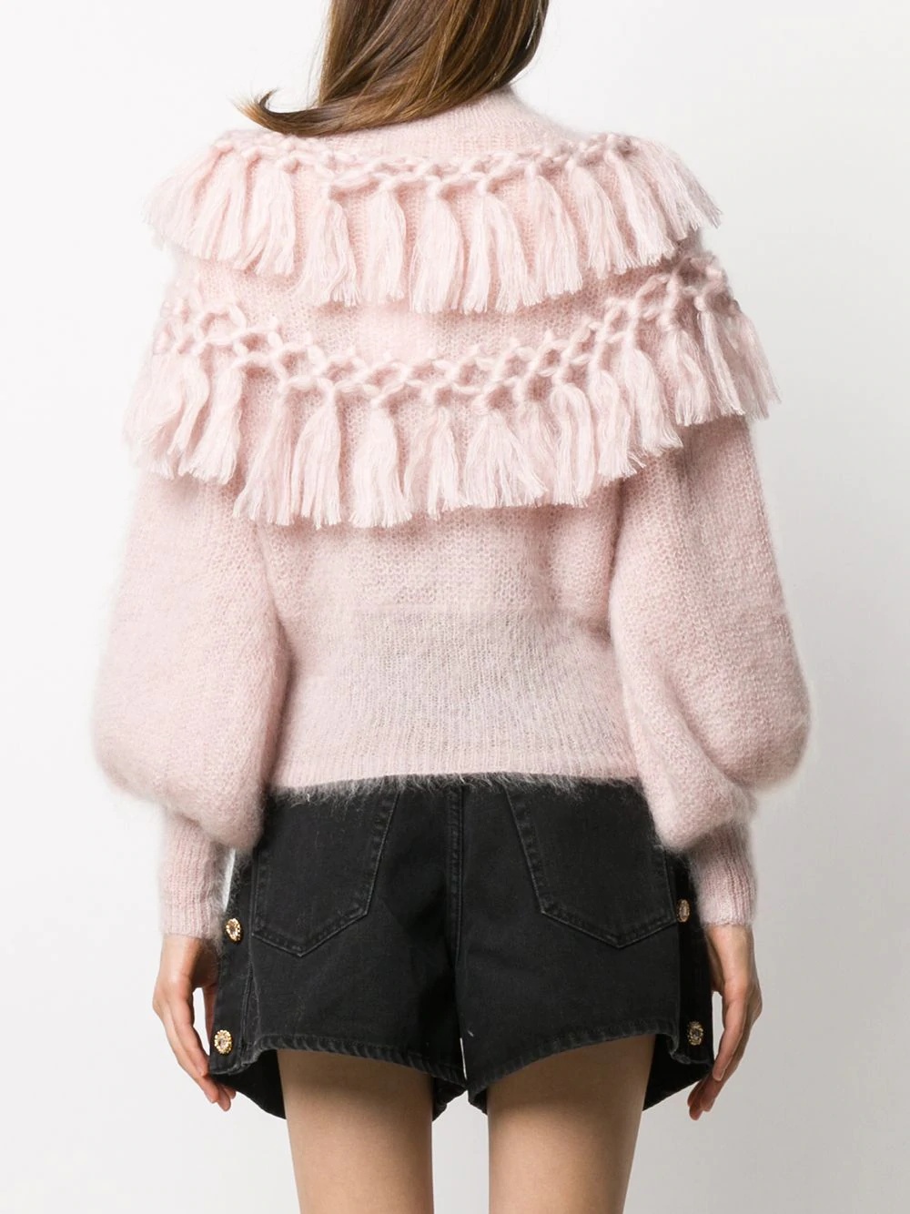 fringe detail jumper - 4