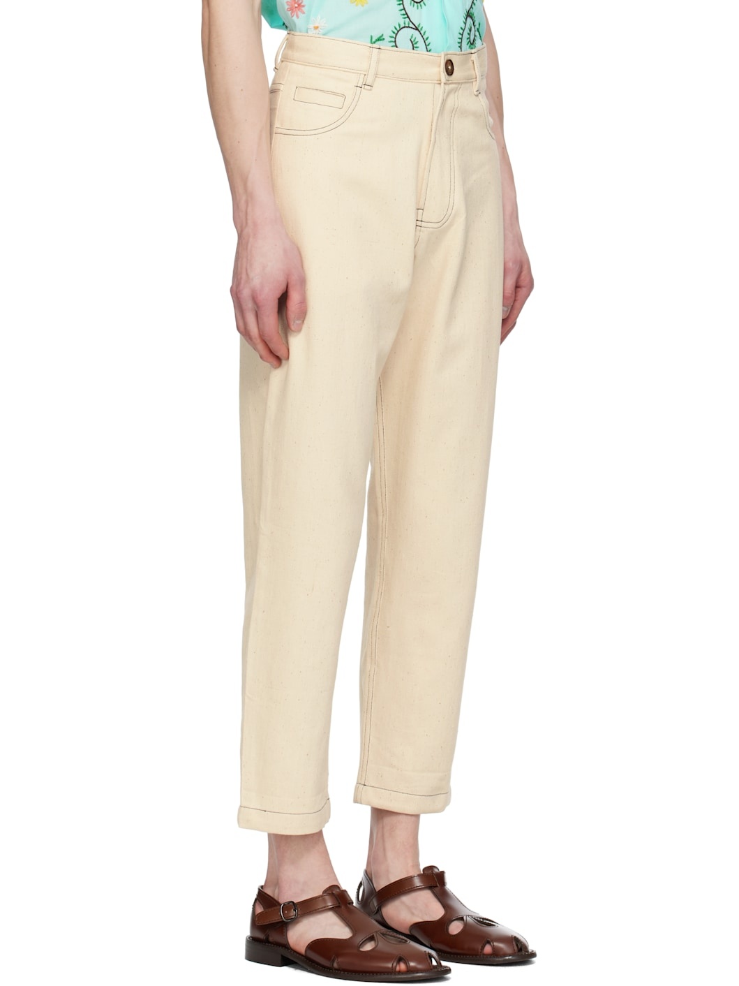 Off-White Double Stitch Trousers - 2