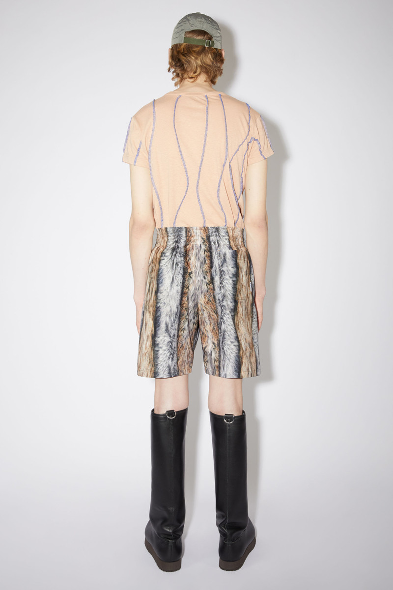 Print swim shorts - Beige/grey 3