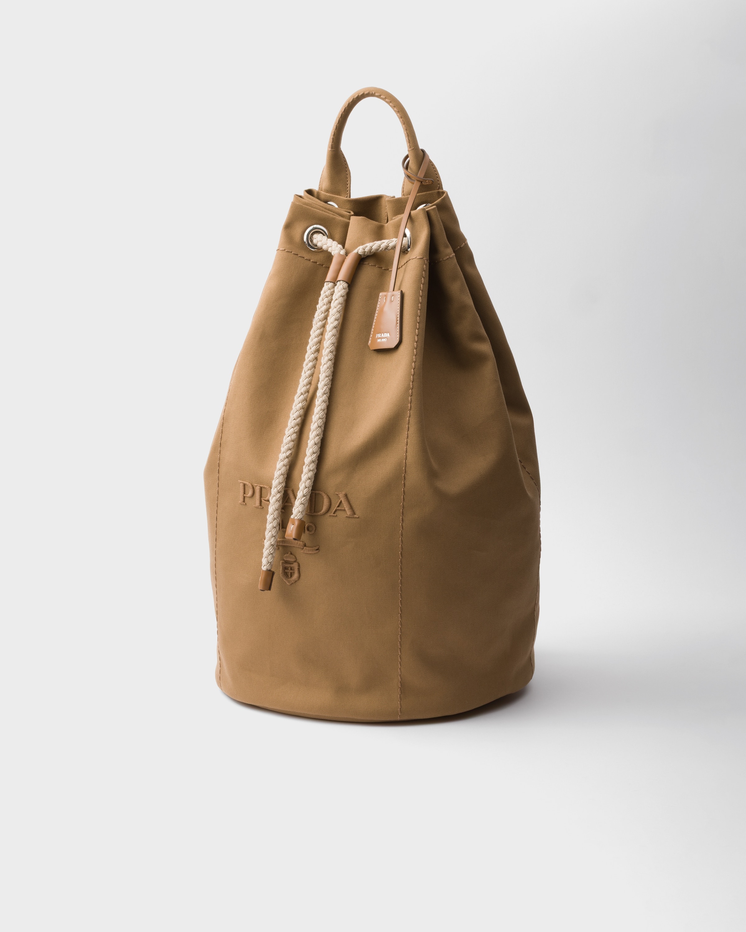 Canvas drawstring duffle bag - 3