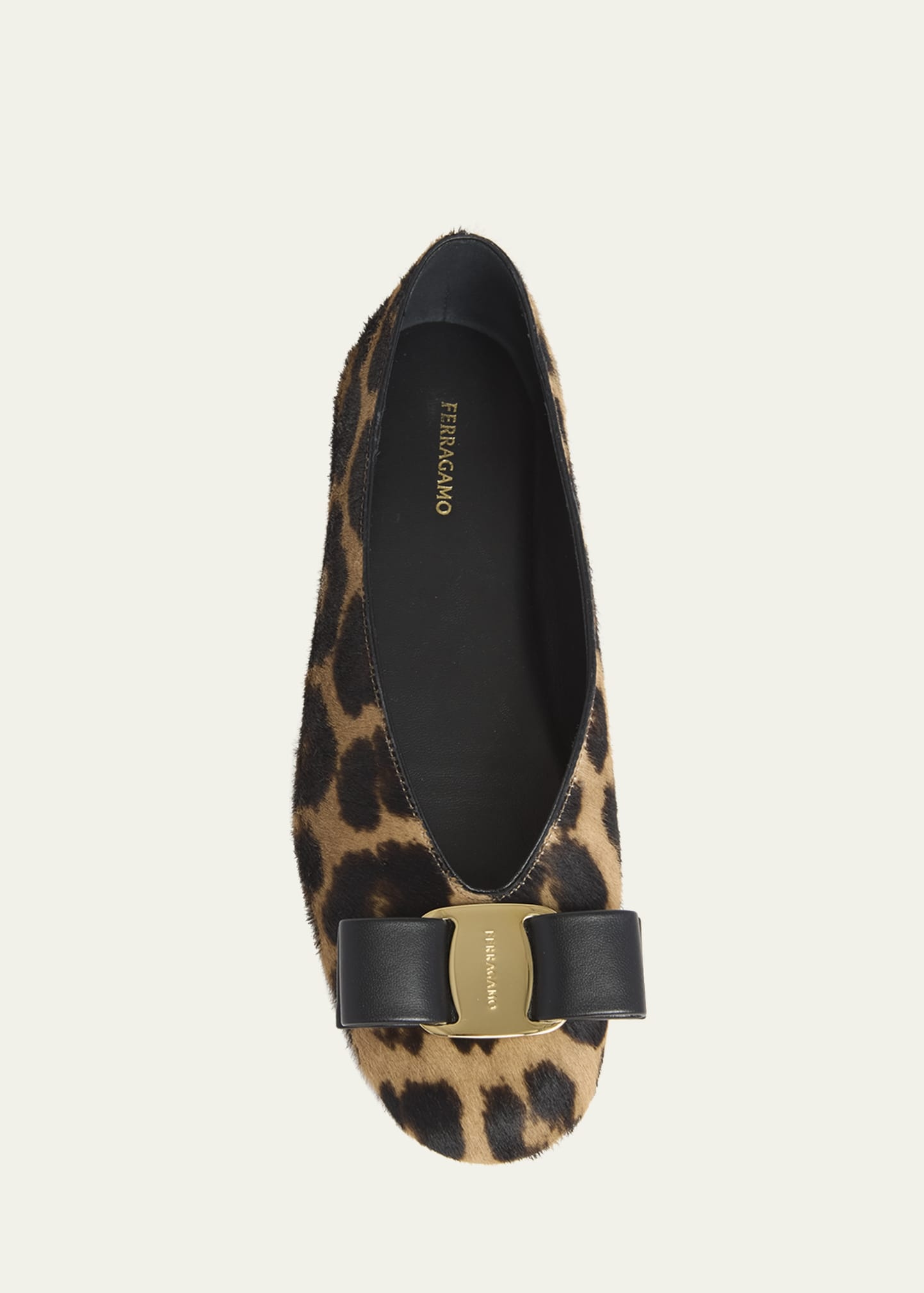 Vanna Leopard Bow Ballerina Flats - 3