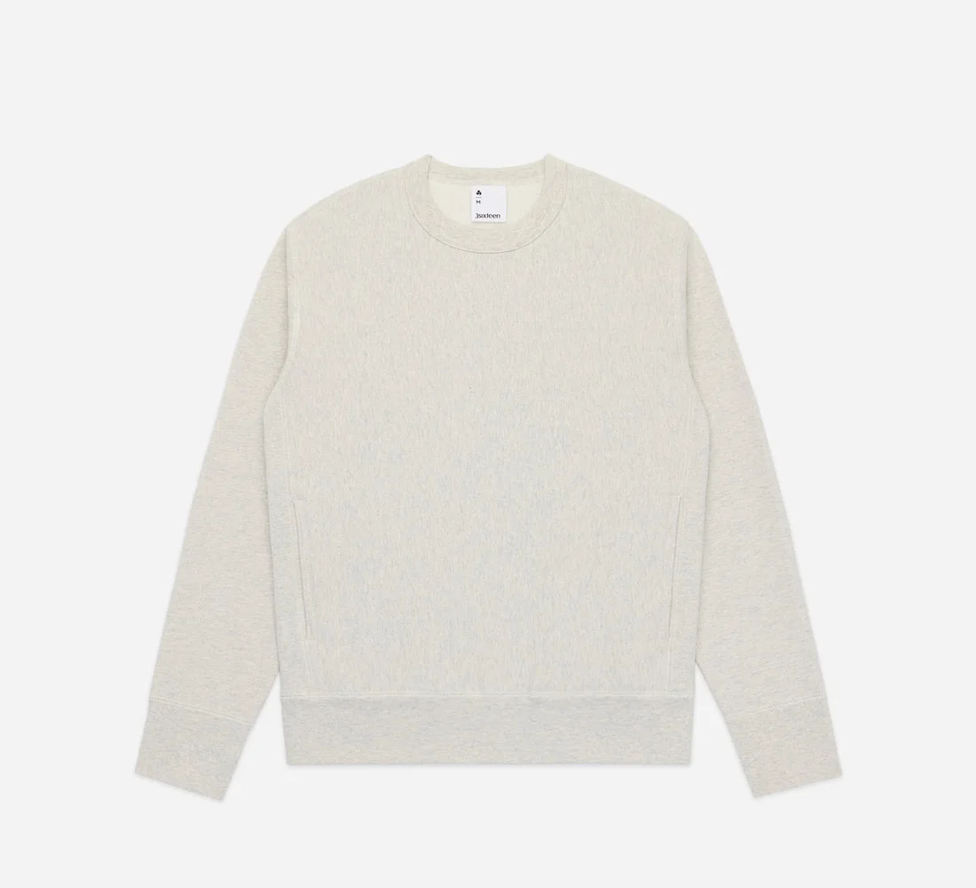 Heavyweight Crewneck - Oatmeal - 1