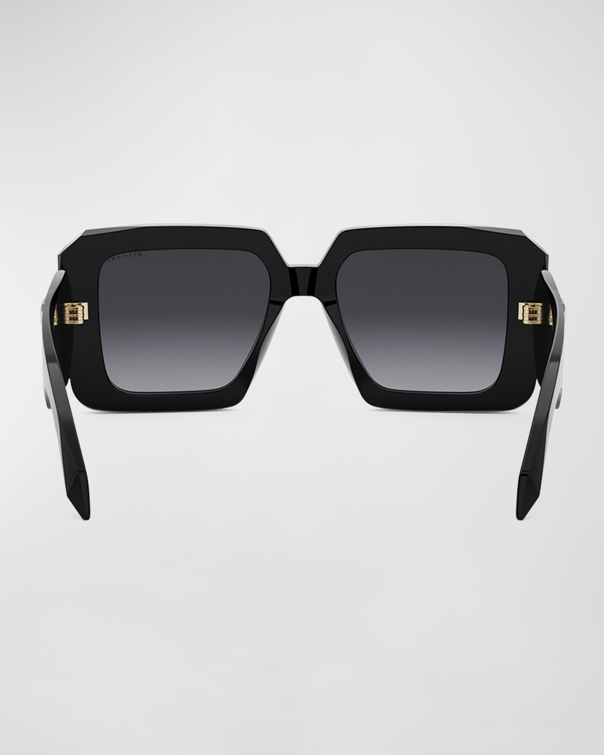 Logo Acetate Square Sunglasses - 5