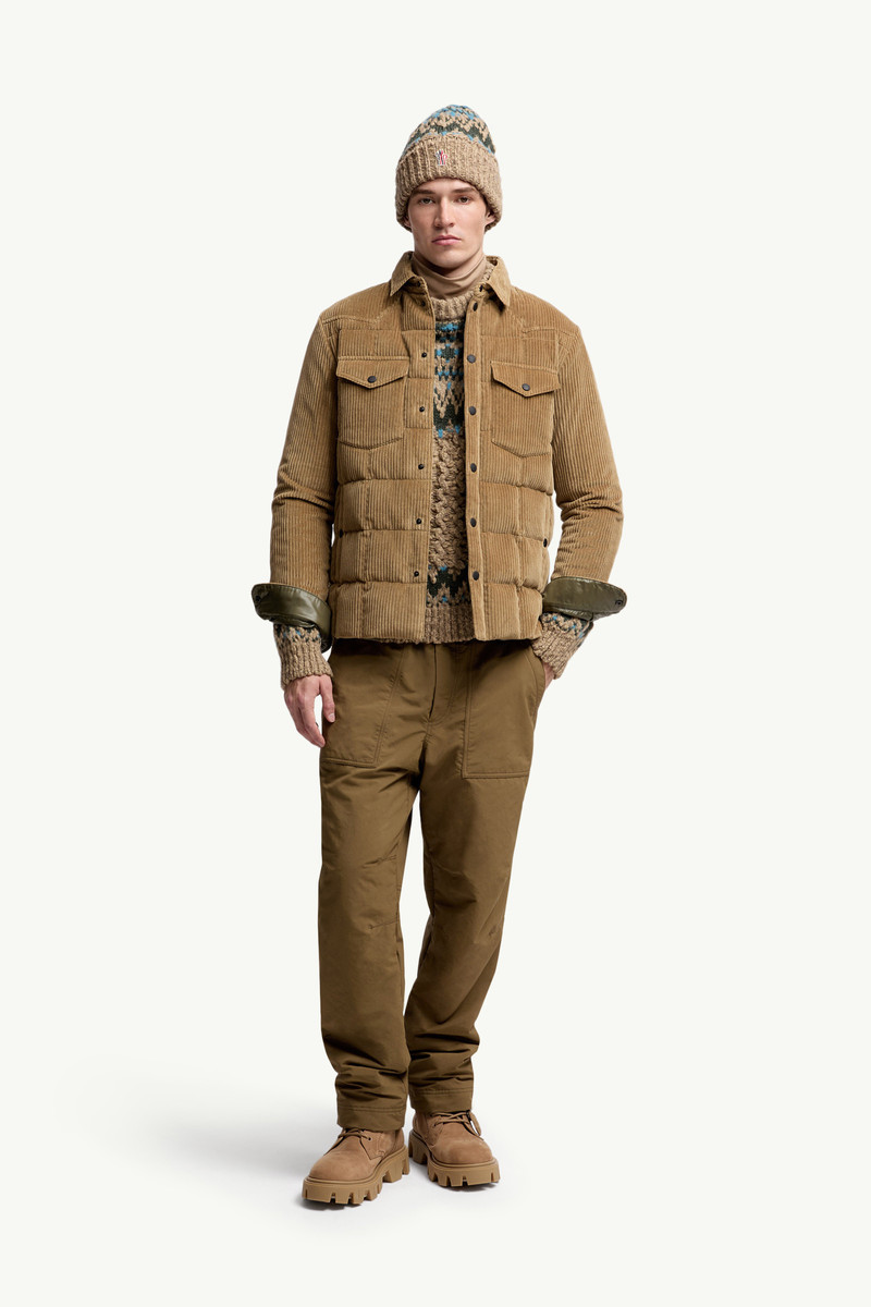 Moncler Grenoble Gelt Corduroy Down Shirt Jacket outlook