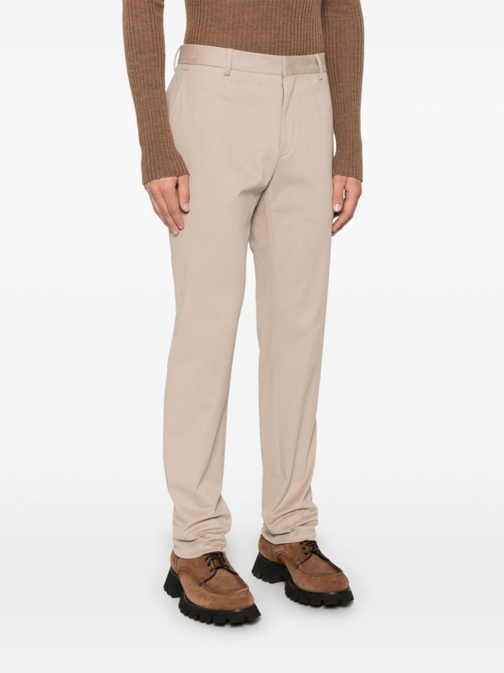 twill-weave trousers - 3