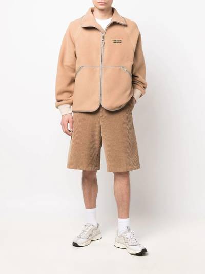 Acne Studios high-neck zip fleece jacket outlook