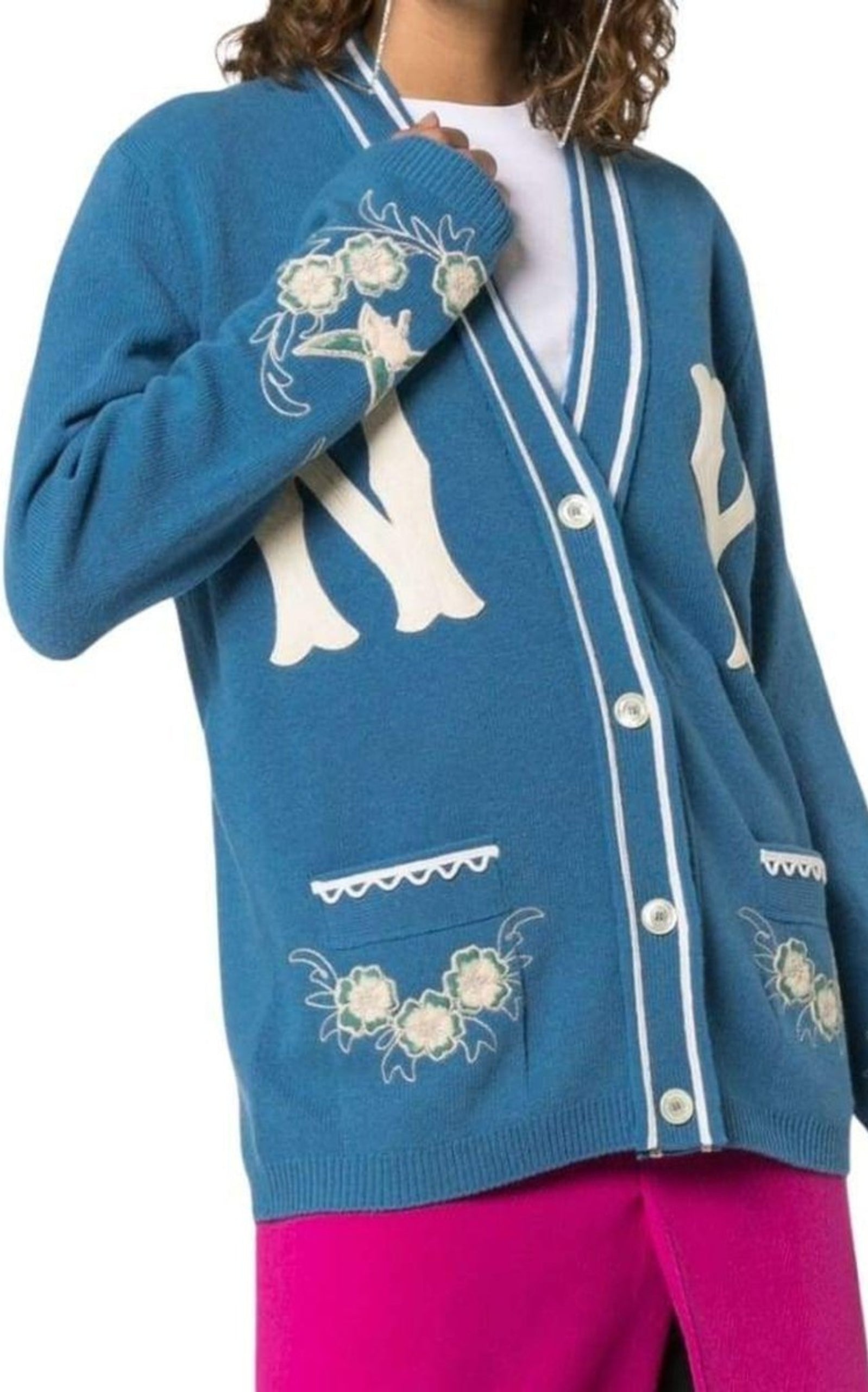 GUCCI ニューヨーク・ヤンキース カーディガン Gucci Navy NY Yankees Edition Cardigan Gucci