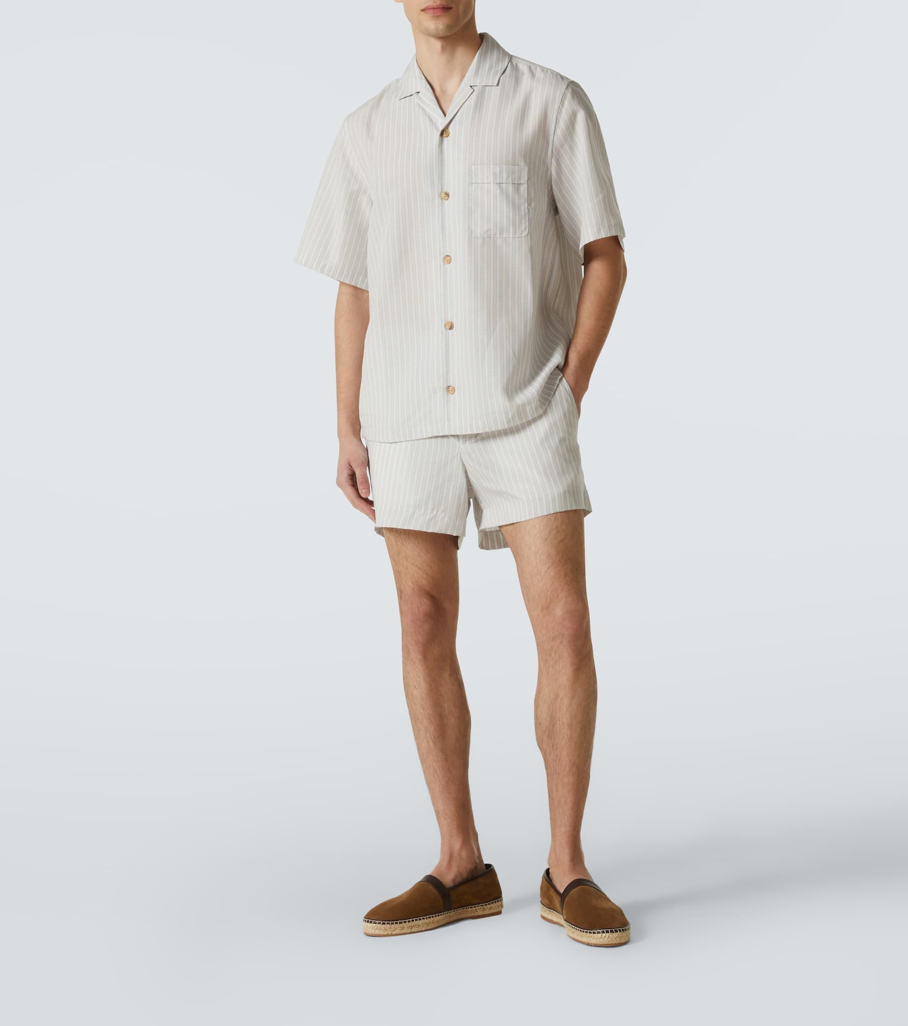 Striped bowling shirt - 2