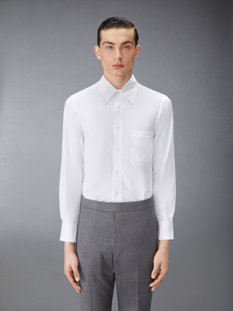 Thom Browne SOLID POPLIN CLASSIC SHIRT outlook
