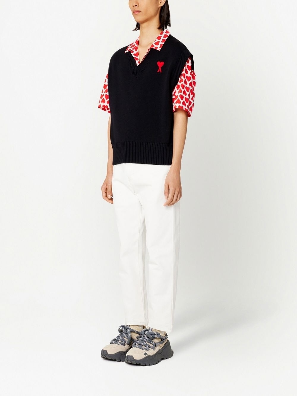 Ami De Coeur V-neck vest - 3