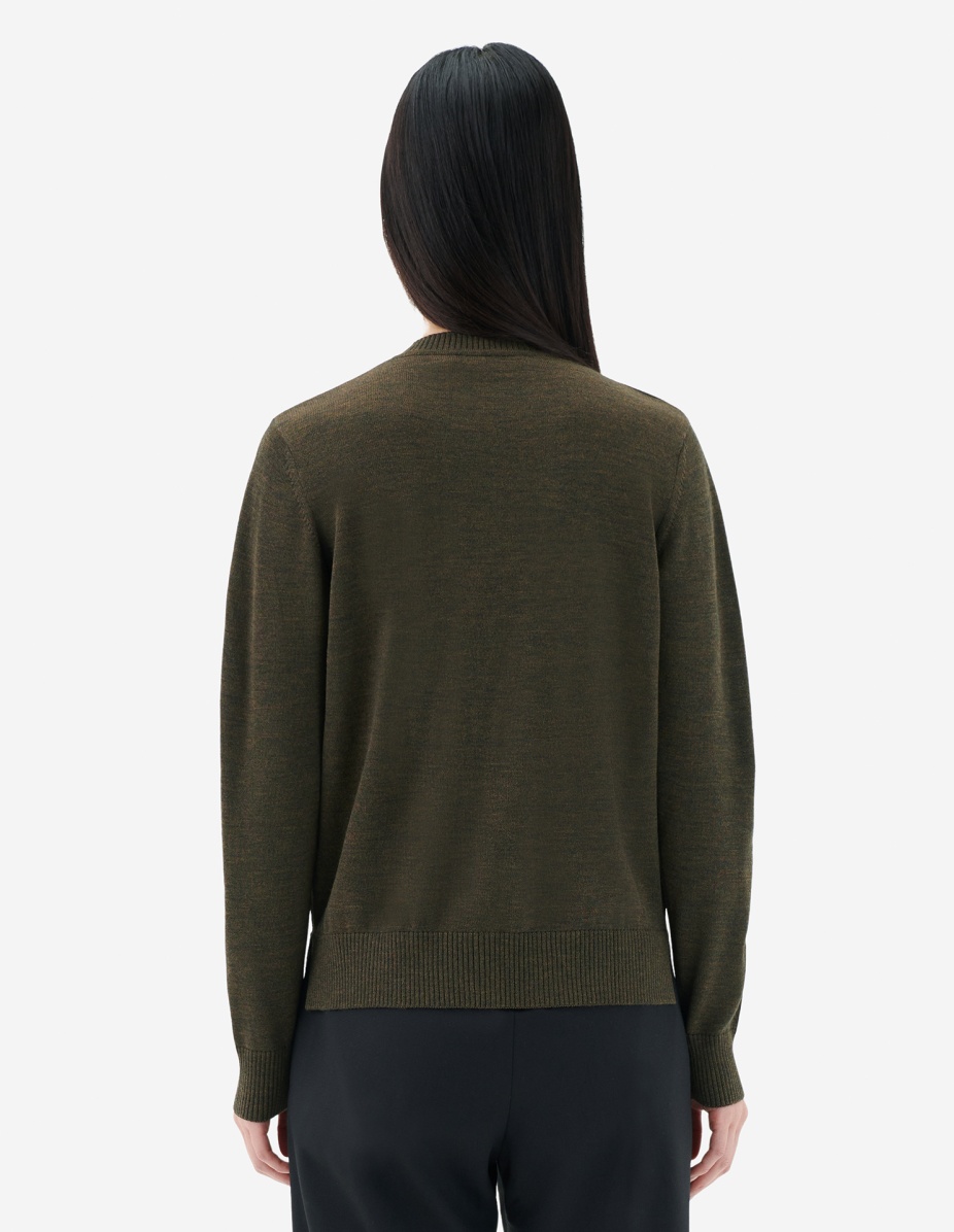 FOX HEAD PATCH ADJUSTED R-NECK CARDIGAN - 4