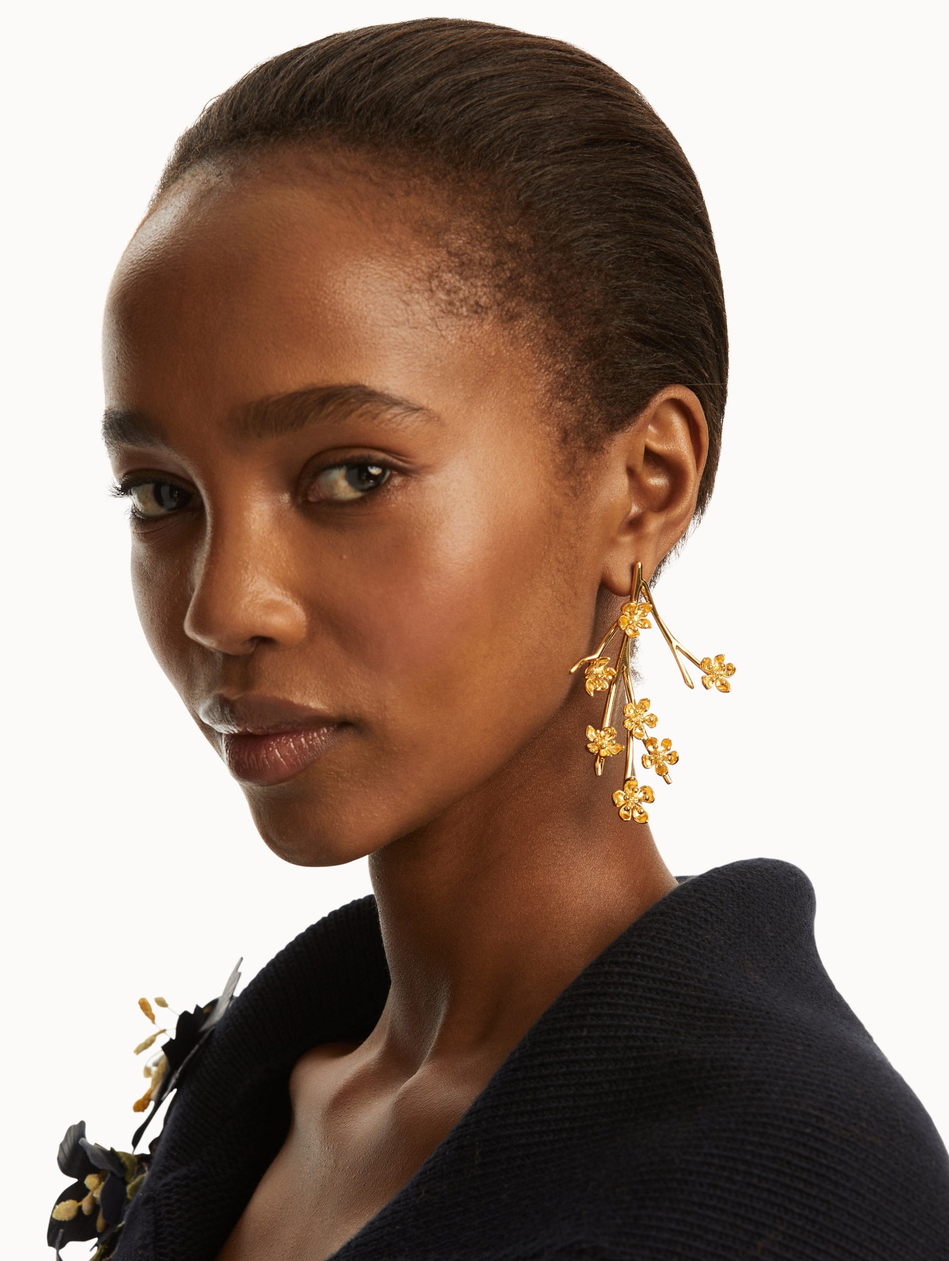 CHERRY BLOSSOM BRANCH EARRINGS - 2